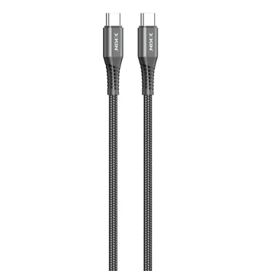1.2M USB-C to USB-C Cable – Fast Charging & 480Mbps Data, Nylon Braided