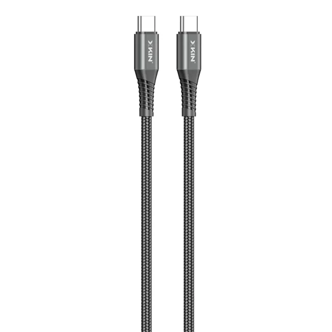 1.2M USB-C to USB-C Cable – Fast Charging & 480Mbps Data, Nylon Braided