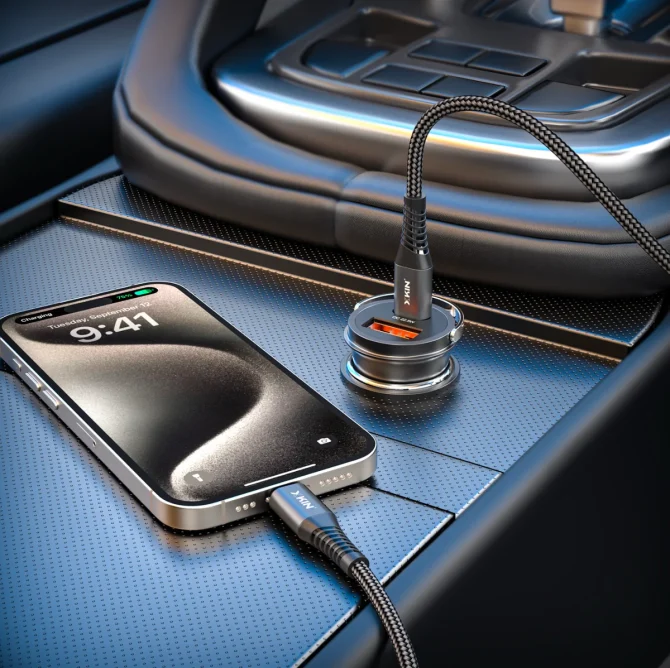 1.2M USB-C to USB-C Cable – Fast Charging & 480Mbps Data, Nylon Braided