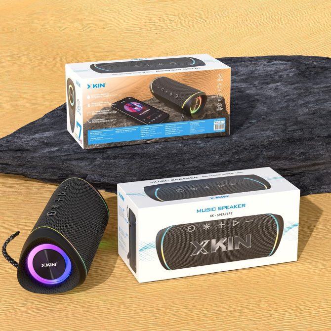 Portable Wireless Speaker – Water Resistant, 12H Playtime, RGB Lights - Image 9