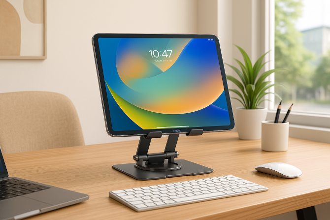 Xkin iPad Desk Stand – Adjustable Tablet Holder for Desk, Office & Home - Image 3