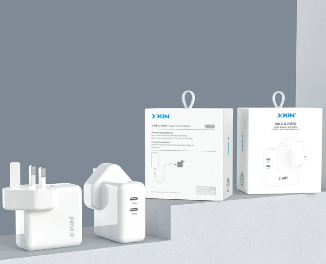 XKIN 60W Dual USB-C PD Fast Charger