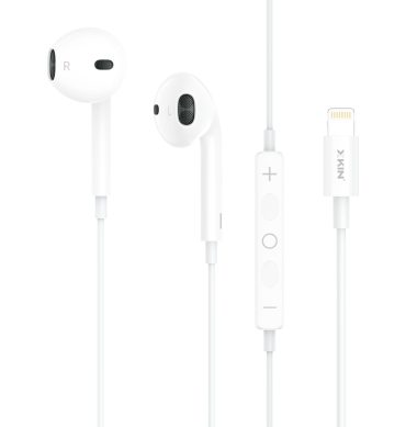 Xkin 8-Pin(For iPhone) Earphones – Wired In-Ear Headphones with Mic & Remote Control
