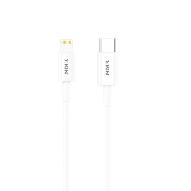 Xkin USB-C to 8-Pin 27W 2M Cable – Fast Charging & High-Speed Data Sync Durable Cord