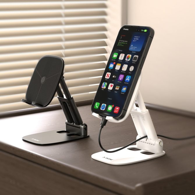 Xkin Desk Phone Holder – Adjustable Stand for Smartphones & Tablets - Image 5