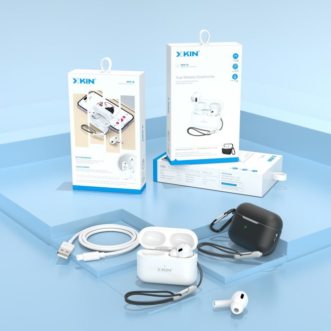 Xkin TWS Wireless Earbuds with Charging Case – Bluetooth 5.3 | Hi-Fi Sound & Long Battery Life - Image 6