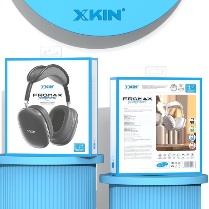 Xkin Pro Max Wireless Headphones – Bluetooth 5.3, Deep Bass & Long Battery Life - Image 6