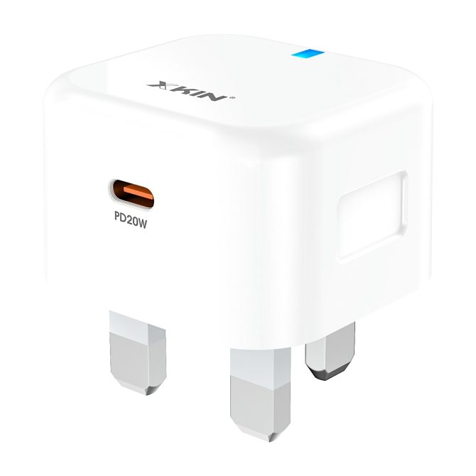 Xkin 20W USB-C Power Adapter – Fast PD Wall Charger for Smartphones & Tablets