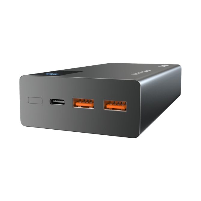 Xkin 20000mAh Power Bank – Built-in USB, 8-Pin, USB-C & Micro USB Cables with Flashlight - Image 2