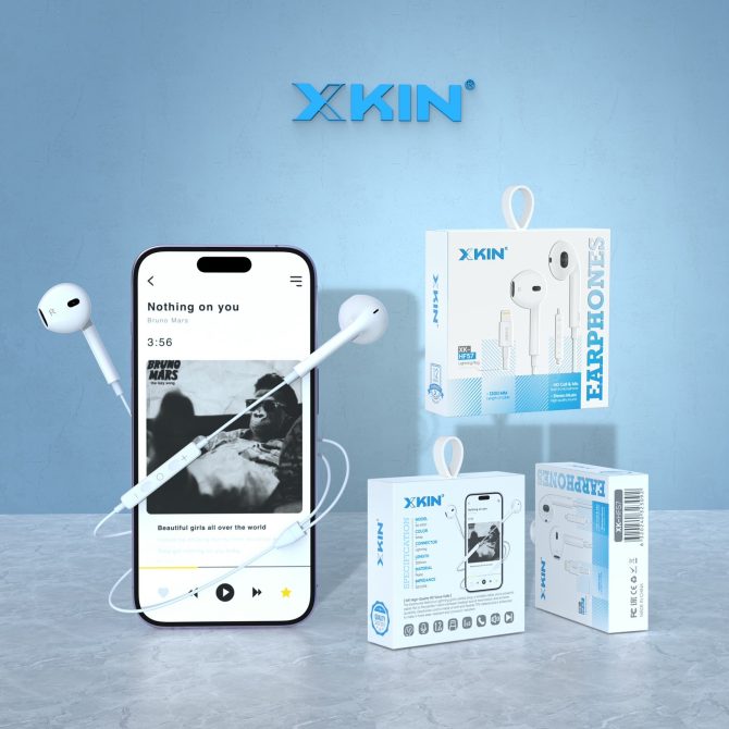 Xkin 8-Pin(For iPhone) Earphones – Wired In-Ear Headphones with Mic & Remote Control - Image 6