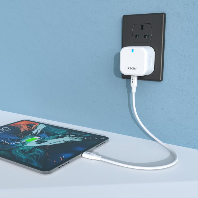 Xkin 20W USB-C Power Adapter – Fast PD Wall Charger for Smartphones & Tablets - Image 4