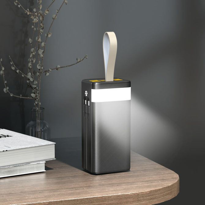 Xkin 40000mAh Super Fast 45W Power Bank with Built-in Cables | LED Light - Image 2