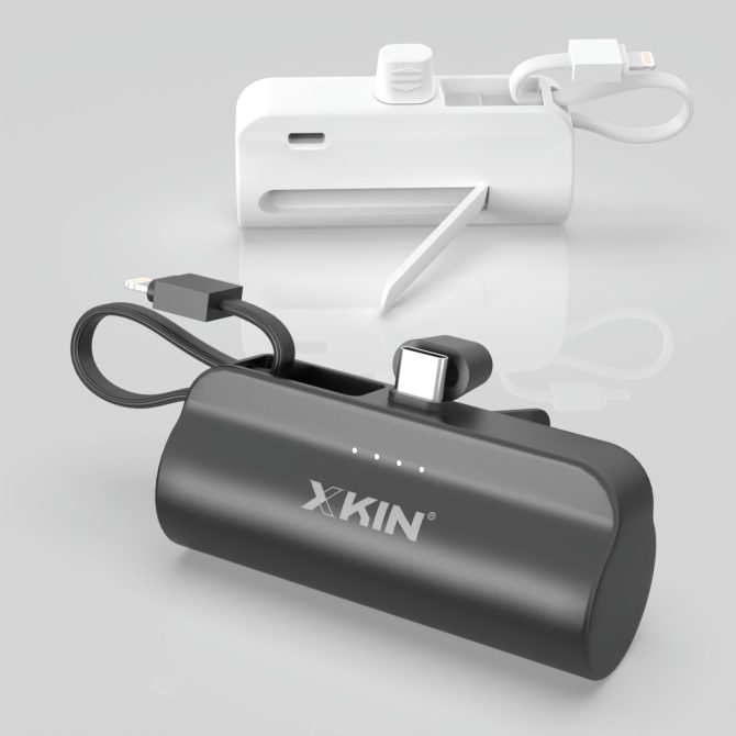 Xkin Super Mini 5000mAh Power Bank with Built-in Cable - Image 6