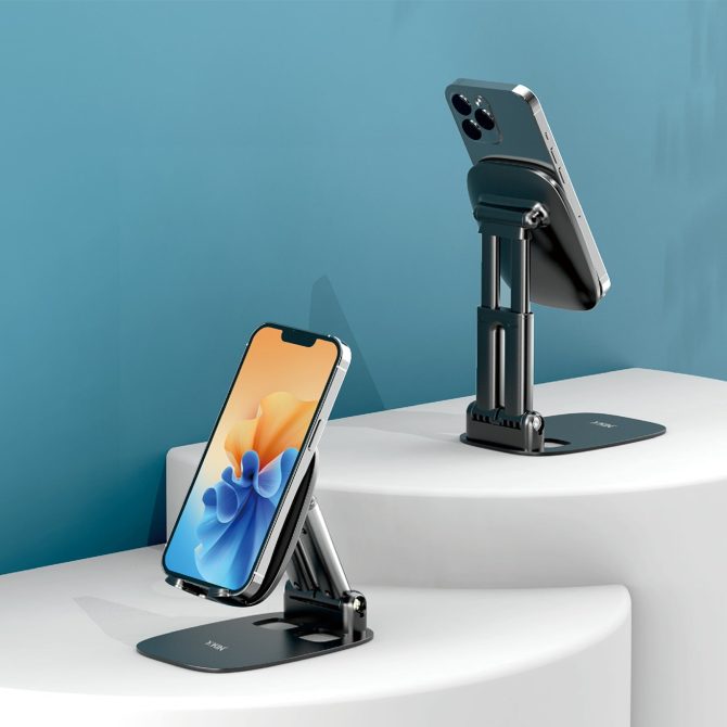 Xkin Desk Phone Holder – Adjustable Stand for Smartphones & Tablets - Image 4