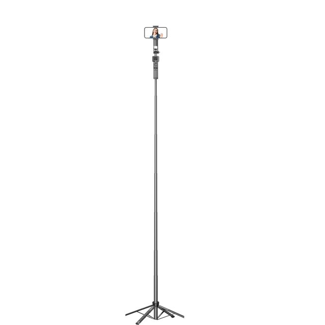 Xkin Long Selfie Quadrapod – Extendable Selfie Stick Tripod with Wireless Remote - Image 3