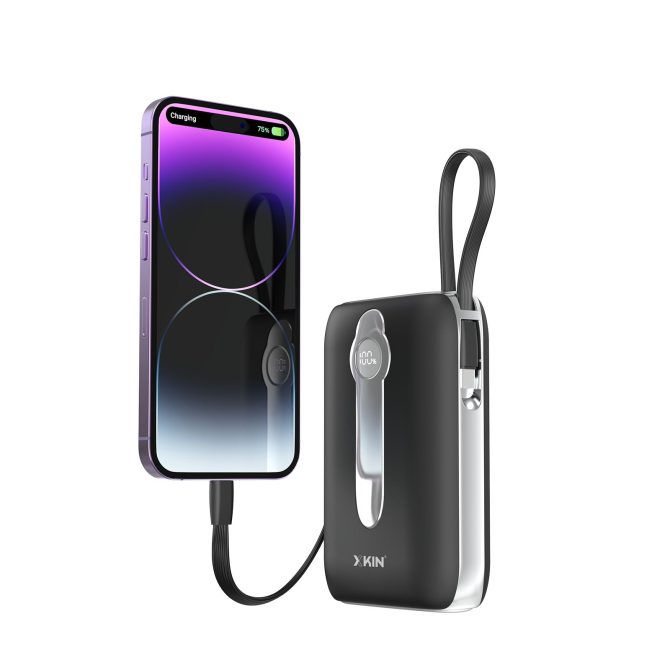 Xkin 20000mAh Power Bank with Built-in Cables | Fast Charging - Image 3