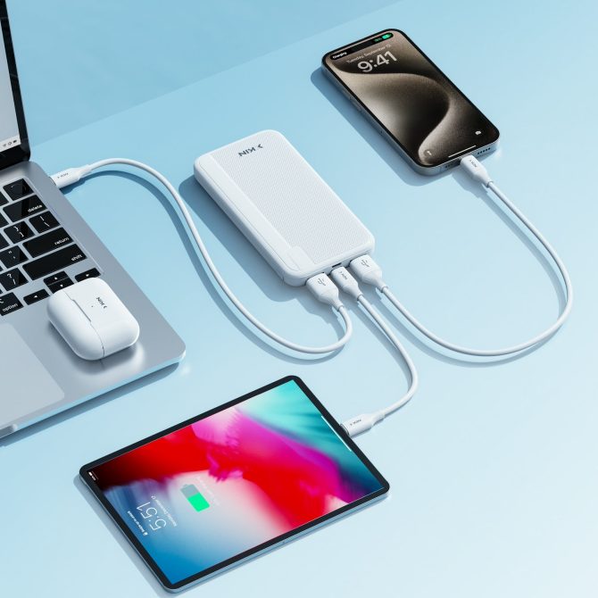 Xkin 5000mAh Slim Power Bank – Ultra-Portable Pocket Charger - Image 3