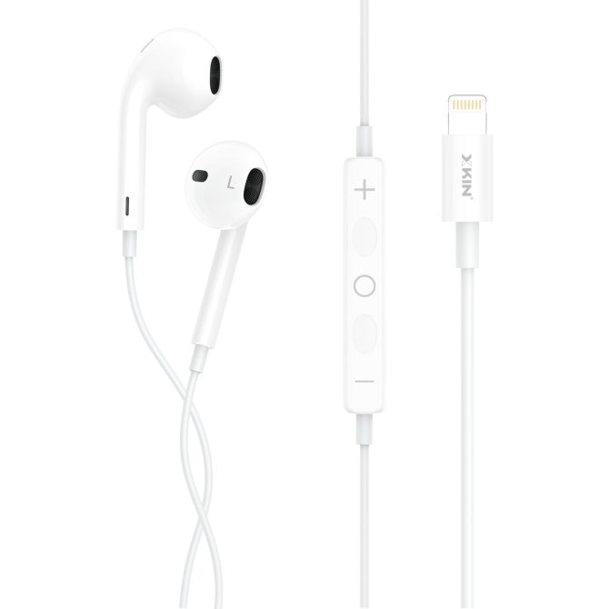 Xkin 8-Pin(For iPhone) Earphones – Wired In-Ear Headphones with Mic & Remote Control - Image 4