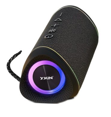 Portable Wireless Speaker – Water Resistant, 12H Playtime, RGB Lights